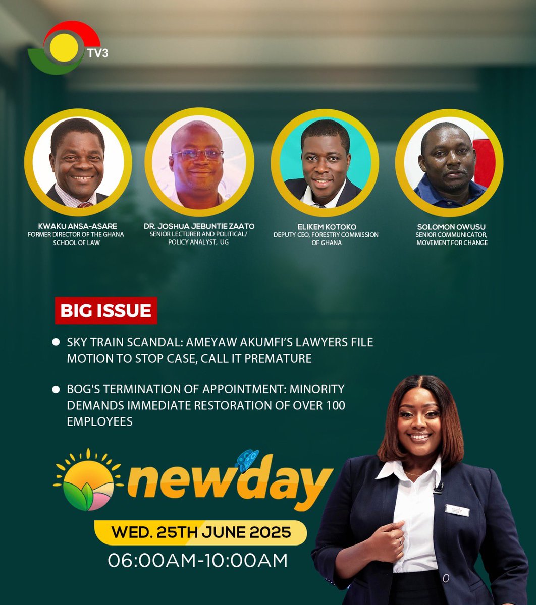 #NewDay on <a href="/tv3_ghana/">#TV3GH</a>