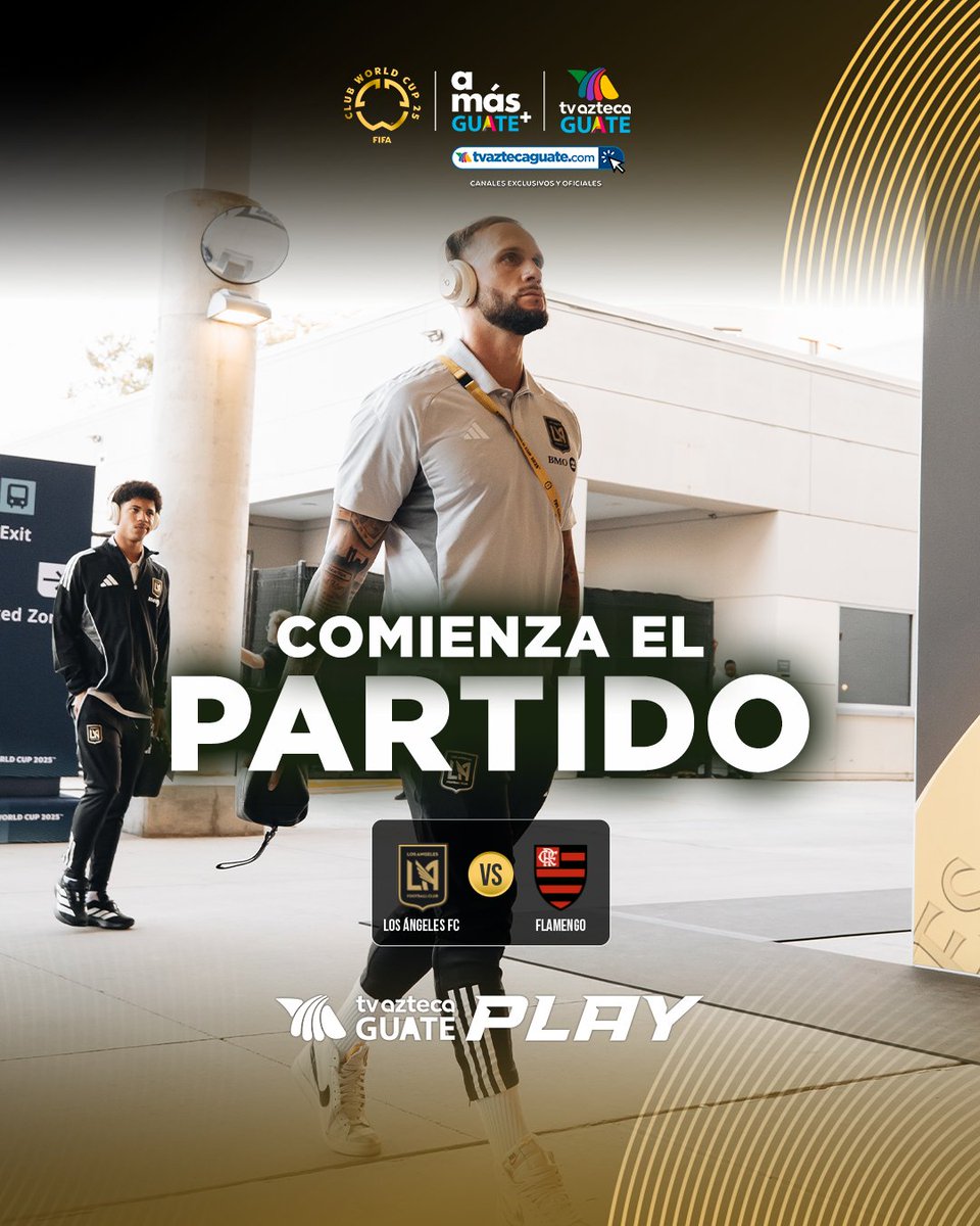 🔥 ¡YA RUEDA EL BALÓN!
🇺🇸 LAFC y 🇧🇷 Flamengo se enfrentan en un duelo clave del Grupo D en la Copa Mundial de Clubes FIFA 2025 🏆⚽

📺 Mira el partido EN VIVO por TV Azteca Guate, en el canal 8, disponible en todas las compañías de cable y GRATIS en play.tvaztecaguate.com