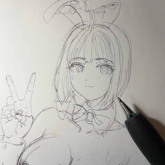 学生時代の同期がバニーガール from Skeb
じゃんじゃん書き直ししてますね。 