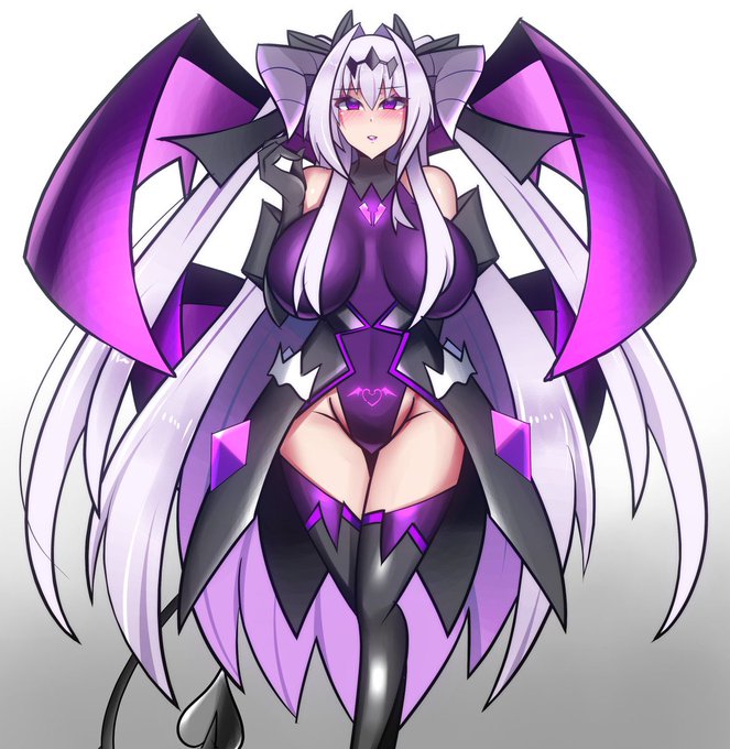 〇レヴィーア第二形態 水無月ましろが淫魔化悪堕ちしてしまった姿の進化版、本来の世界には存在しておらず、キメラの力で悪夢の世界に閉じ込められた優弥が最も見たくなかった変わり果てた姿と言う悪夢の化身である。(淫魔化した経緯はある。)