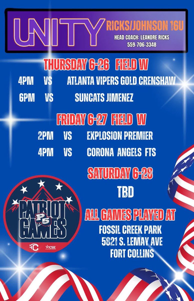Sienna Owen (@siennaowen2027) on Twitter photo So hyped for my first set of games in Colorado!! Fort Collins here we come! <a href="/CoachTarr/">Heather Tarr 🦄 💜</a> <a href="/UCSD_CoachP/">NIKKI PALMER</a> <a href="/Hey_Coach_Bobby/">Bobby Alvara</a> <a href="/CoachBallMalone/">Cindy Ball-Malone</a> <a href="/Coach_AndreaB/">Andrea Bombace</a> <a href="/StacyMayJohnson/">Stacy May-Johnson</a> <a href="/_shayknighten/">Shay Knighten</a> <a href="/BTelesco2/">Brandon Telesco</a> <a href="/hunter_hays27/">Hunter Hays</a> <a href="/Drew_Rich1221/">Andrew Rich</a> <a href="/JustinShults33/">Justin Shults</a> <a href="/hailey_decker_/">Hailey Decker</a> <a href="/UNITYRICKS/">Unity Ricks/Johnson 16U</a> So hyped for my first set of games in Colorado!! Fort Collins here we come! <a href="/CoachTarr/">Heather Tarr 🦄 💜</a> <a href="/UCSD_CoachP/">NIKKI PALMER</a> <a href="/Hey_Coach_Bobby/">Bobby Alvara</a> <a href="/CoachBallMalone/">Cindy Ball-Malone</a> <a href="/Coach_AndreaB/">Andrea Bombace</a> <a href="/StacyMayJohnson/">Stacy May-Johnson</a> <a href="/_shayknighten/">Shay Knighten</a> <a href="/BTelesco2/">Brandon Telesco</a> <a href="/hunter_hays27/">Hunter Hays</a> <a href="/Drew_Rich1221/">Andrew Rich</a> <a href="/JustinShults33/">Justin Shults</a> <a href="/hailey_decker_/">Hailey Decker</a> <a href="/UNITYRICKS/">Unity Ricks/Johnson 16U</a>