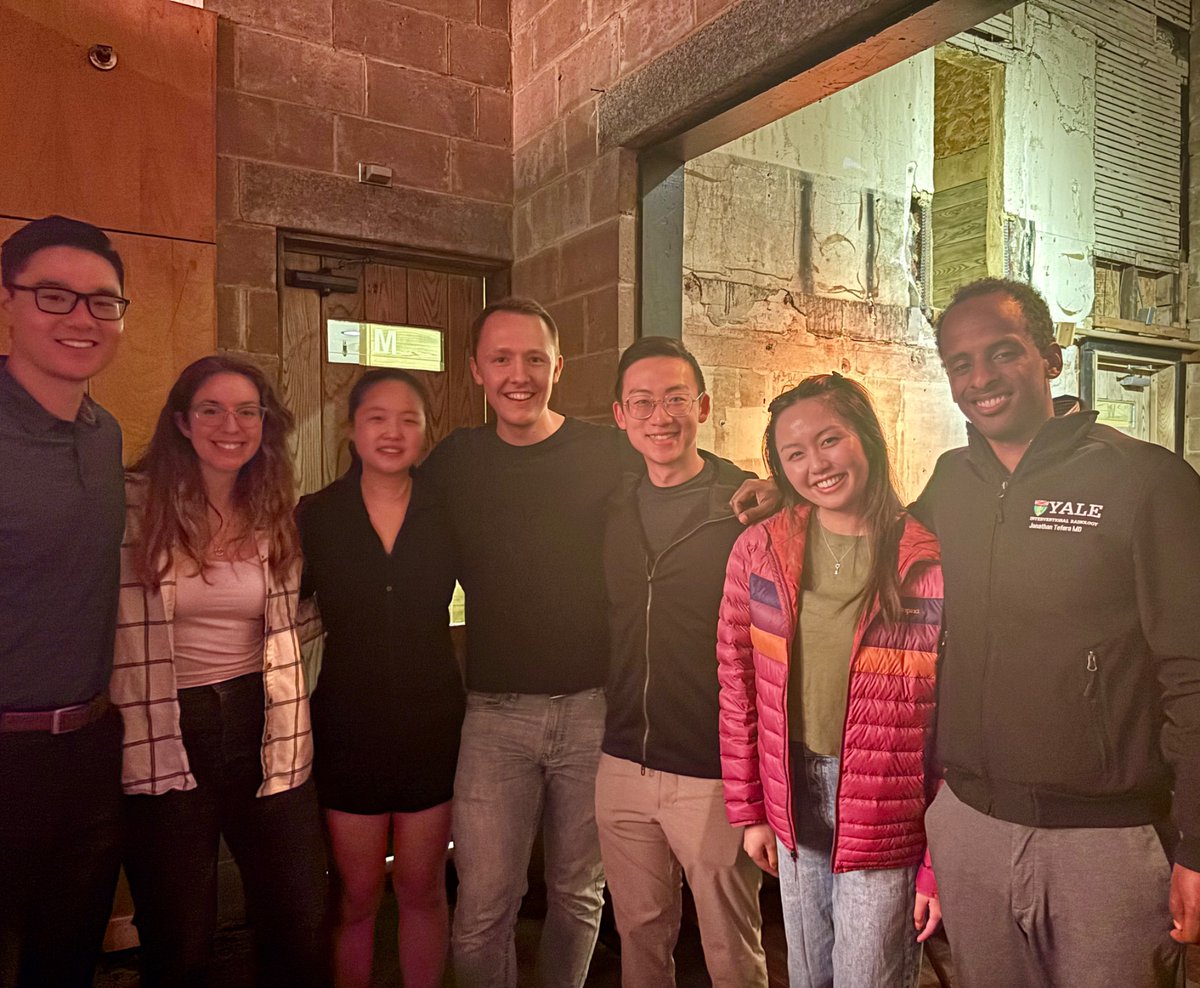YaleRadRes's tweet image. Great turnout for our last YDR Resident Social of the โ24-25 academic year! ๐ Looking forward to welcoming our incoming R1s into the YDR family next week!! ๐