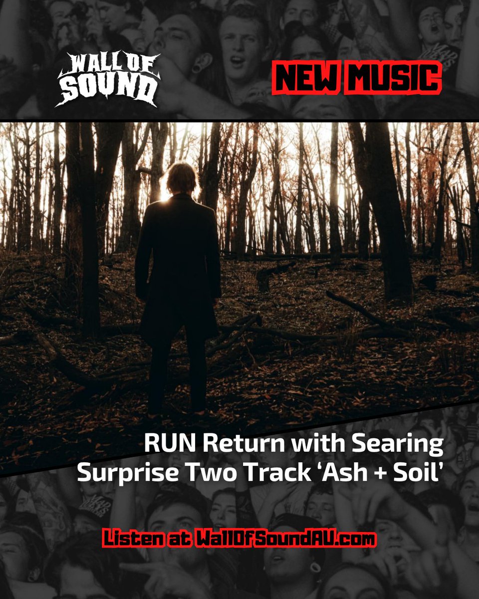 "The basic concept for 'Ash + Soil' was to partner up two opposites and create the most fast, short, and hectic RUN song yet, alongside the most epic, long, and doomy, RUN song yet." Get the lowdown on <a href="/run_metal/">RUN</a>'s latest two-track face-smasher!

wallofsoundau.com/new-music/run-…