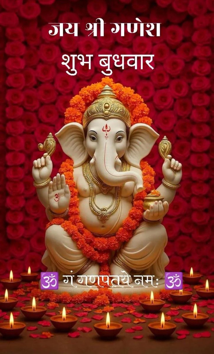 <a href="/UMANUJ/">UMA ARYA</a> ऊँ गणाधिपाय नम:
ऊँ उमापुत्राय नम:
ऊँ विघ्ननाशनाय नम:
ऊँ विनायकाय नम:
ऊँ ईशपुत्राय नम:
 ऊँ सर्वसिद्धिप्रदाय नम:
ऊँ एकदन्ताय नम:
ऊँ इभवक्त्राय नम:
ऊँ मूषकवाहनाय नम:
ऊँ कुमारगुरवे नम:
ऊँ महाकर्णाय विद्महे वक्रतुण्डाय धीमहि तन्नो दन्ती प्रचोदयात्ऊँ
गणेश जी का आश्रीवाद आप पर बना रहे