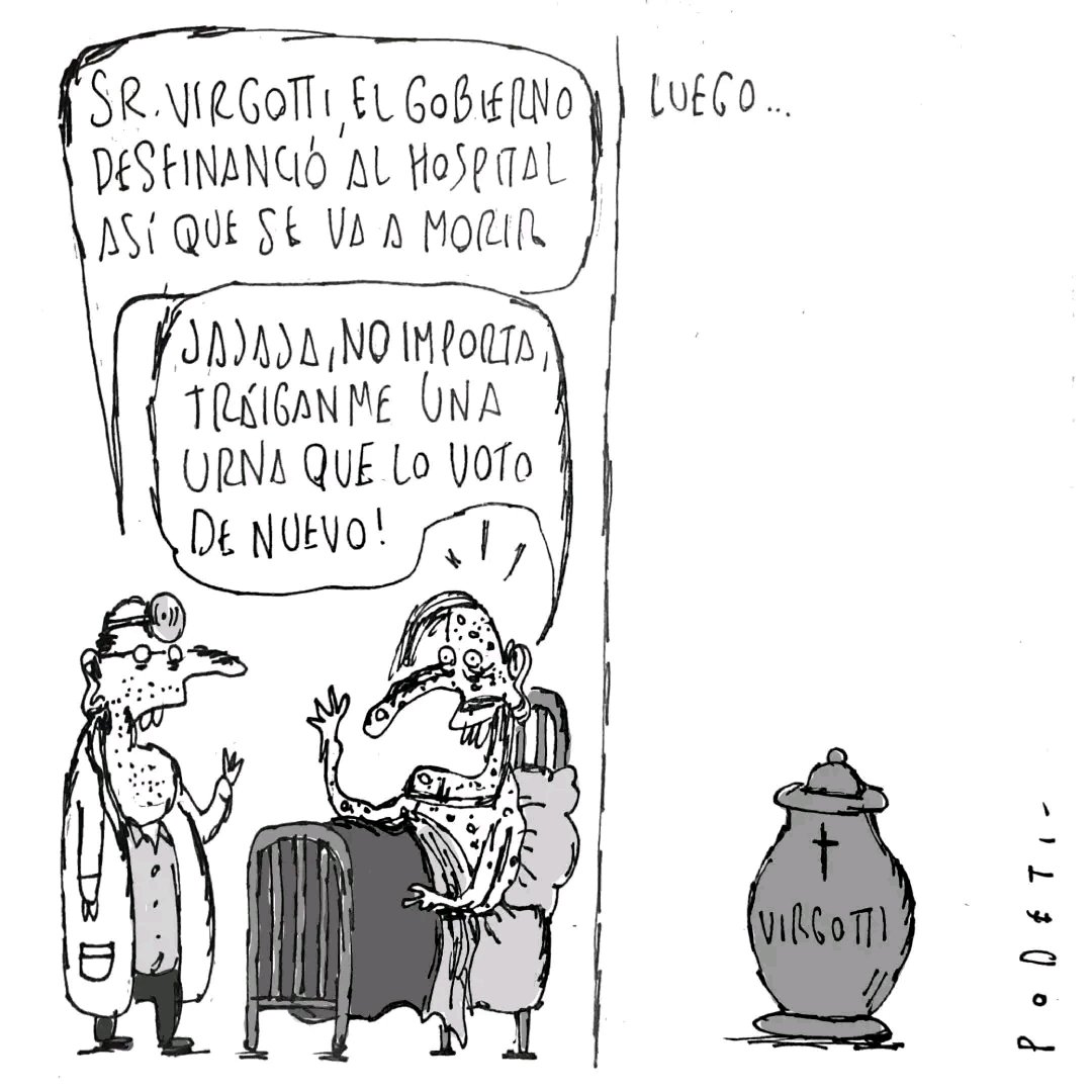 Podeti retratando al votante de Milei.