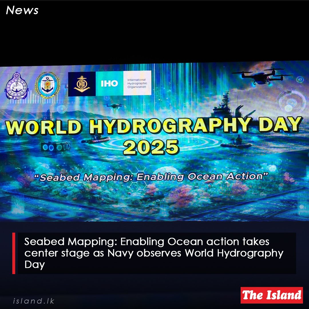 theisland_lk's tweet image. tinyurl.com/39vmzs4x

Seabed Mapping: Enabling Ocean action takes center stage as Navy observes World Hydrography Day

#TheIsland #TheIslandnewspaper #SeabedMapping #WorldHydrographyDay #SriLankaNavy