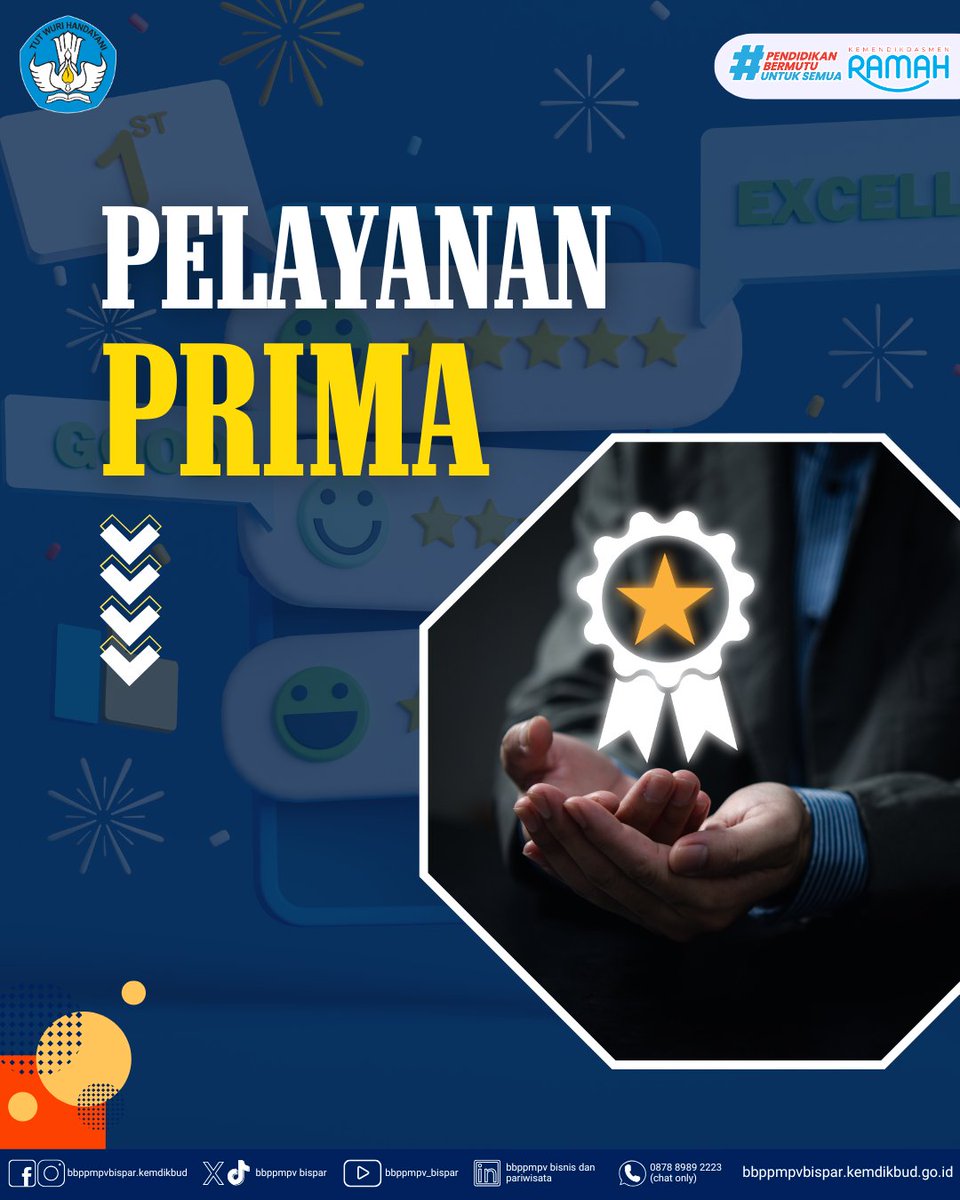 bbppmpv_bispar's tweet photo. BBPPMPV Bisnis dan Pariwisata terus meningkatkan kualitas layanan sebagai wujud nyata komitmen dalam membangun Zona Integritas menuju Wilayah Birokrasi Bersih dan Melayani (WBBM).

#SahabatBispar
#BBPPMPVBispar
#PelayananPrima 
#ZonaIntegritas 
#WBBM2025 https://t.co/yyY891uiW2