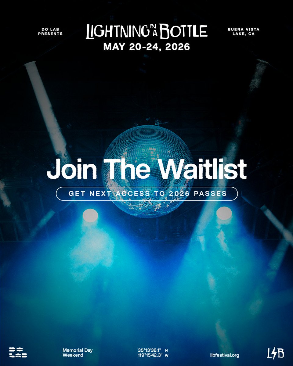 Miss out on the 2026 Presale? Join the Waitlist and get first access to our next release of 2026 passes at libfestival.org! ⚡️
