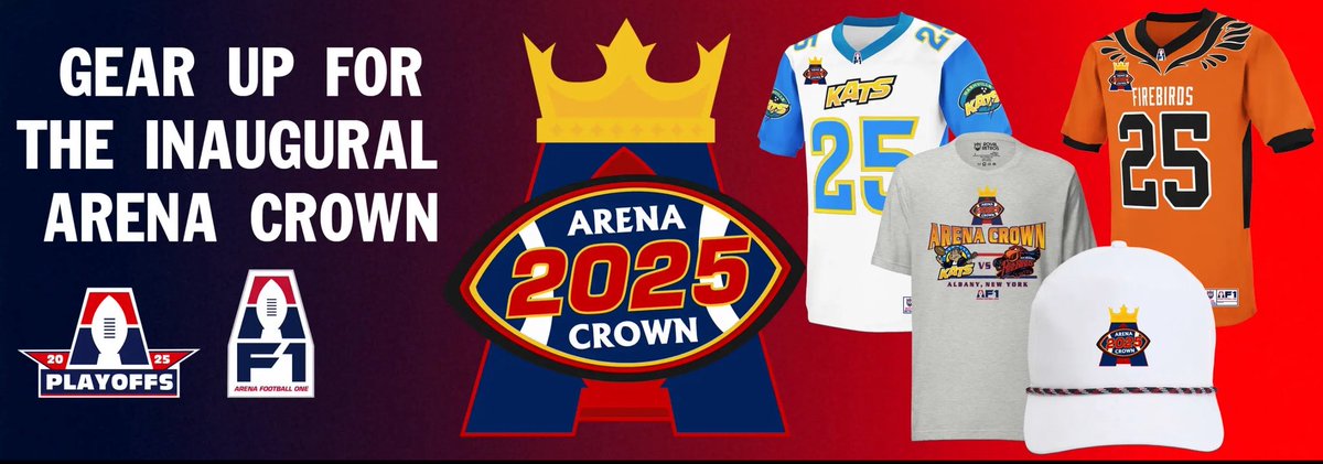 AF1 (@af1football) on Twitter photo Arena Crown 2025 is here and it’s time to gear up with all the official merch you could ever want, courtesy of our friends at Royal Retros!
<a href="/RoyalRetros/">Royal Retros</a>
royalretros.com/collections/af1 Arena Crown 2025 is here and it’s time to gear up with all the official merch you could ever want, courtesy of our friends at Royal Retros!
<a href="/RoyalRetros/">Royal Retros</a>
royalretros.com/collections/af1