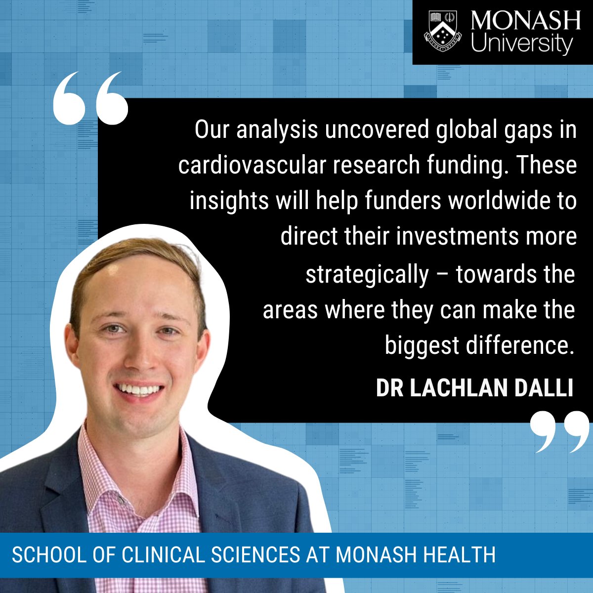 Monash University School of Clinical Sciences (@scsmonash) on Twitter photo 💬 “We’re helping funders worldwide invest smarter—seeing where money goes, what it achieves, and how it can do more for communities.” – Dr <a href="/LachlanDalli/">Dr Lachlan Dalli</a> 💬 “We’re helping funders worldwide invest smarter—seeing where money goes, what it achieves, and how it can do more for communities.” – Dr <a href="/LachlanDalli/">Dr Lachlan Dalli</a>
