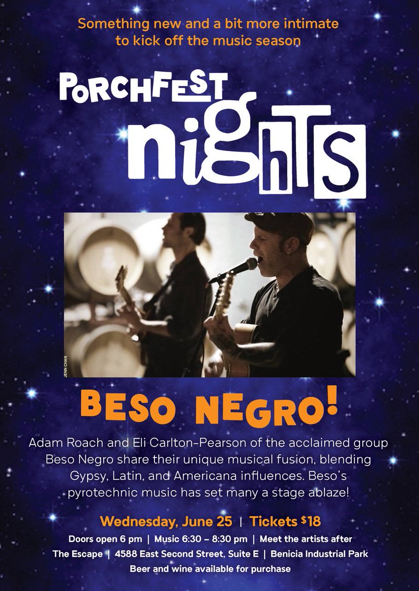 Looking for something to liven up mid-week. Benicia Magazine is launching something new to kick off the season: Porchfest Nights: Wednesday evenings June 25, July 30 and August 27. A series of three exclusive evenings of music, connection, and community

davidperry.com/newsroom/porch…