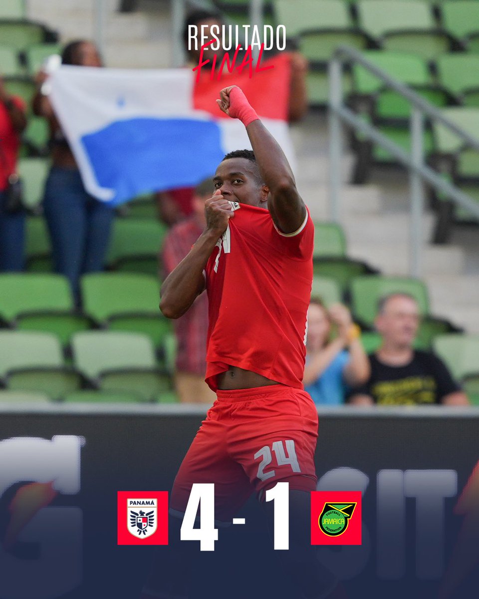 ¡🤩 VICTORIA A LA SIGUIENTE RONDA 🇵🇦🔥! 

Gran victoria de #PanamáMayor🇵🇦 ante Jamaica 🇯🇲 para cerrar con paso perfecto la fase de grupos en esta <a href="/GoldCup/">Gold Cup</a> 🏆 y avanzar a la siguiente ronda.

⚽️⚽️⚽️ Ismael Díaz
⚽️ Tomás Rodríguez

🏟️ Q2 Stadium
📺 ESPN + 

#MásPanameñosQueNunca 🇵🇦