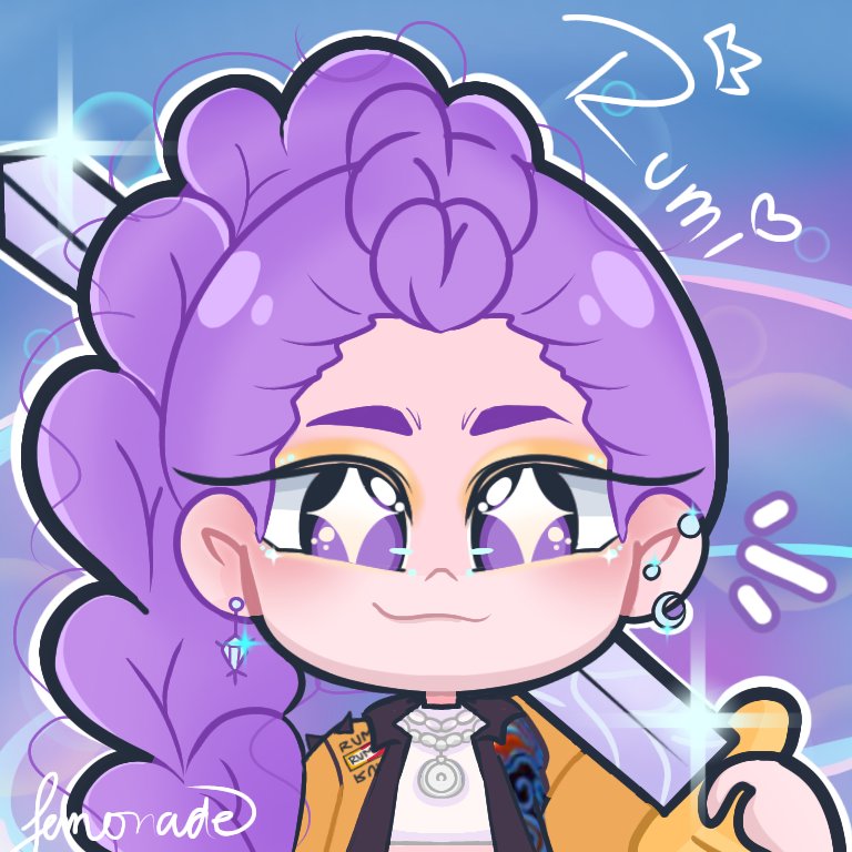 dasweetlemonade's tweet photo. Rumi in my artstyle💜✨

#KPOPDEMONHUNTERS #RUMI https://t.co/NDbYzCDK9B