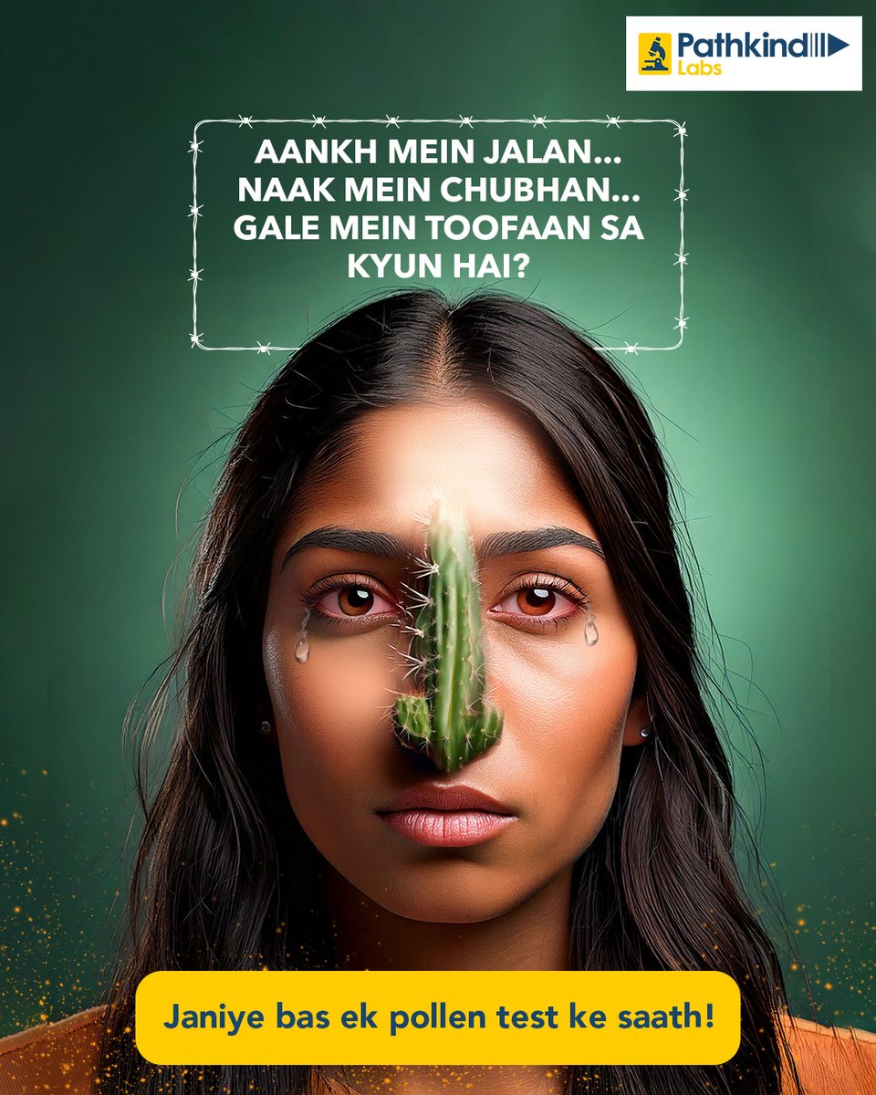 Sneezing non-stop? Itchy nose? 🤧​

It might not just be a seasonal thing, it could be pollen allergy.​

Don’t guess, get tested and breathe easy!

#PathkindLabs #PollenAllergy