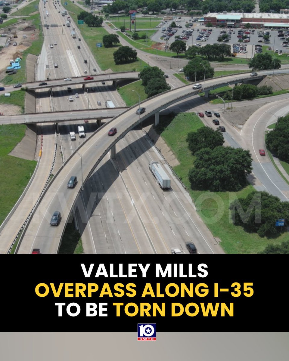 kwtx's tweet photo. π€ HOW DO YOU FEEL? The overpass that connects #ValleyMillsDrive to Northbound #Interstate35 was permanently closed on Tuesday and will eventually be demolished. π https://t.co/QEiU9gxUIw https://t.co/baFFMRCMui