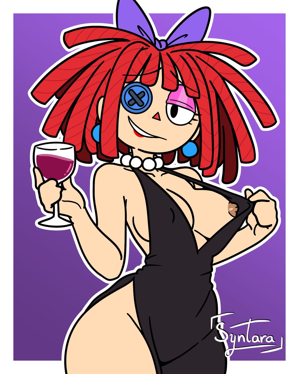 IamSyntara's tweet photo. Ragatha - Digital Circus 🍷👗

#DigitalCircus #Ragatha #NSFW https://t.co/FuumTotvjb
