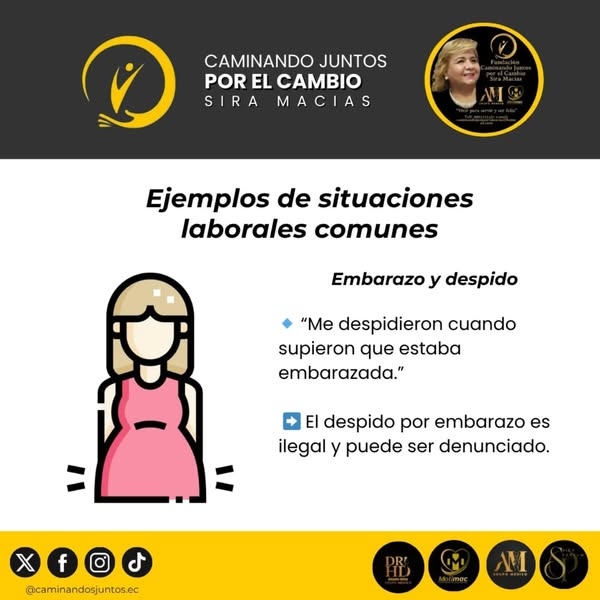 caminajuntos_ec's tweet photo. 👩⚖️🧑⚖️¿𝐓𝐞 𝐡𝐚 𝐩𝐚𝐬𝐚𝐝𝐨 𝐚𝐥𝐠𝐮𝐧𝐚 𝐝𝐞 𝐞𝐬𝐭𝐚𝐬 𝐬𝐢𝐭𝐮𝐚𝐜𝐢𝐨𝐧𝐞𝐬 𝐞𝐧 𝐭𝐮 𝐭𝐫𝐚𝐛𝐚𝐣𝐨?
Si te identificas con alguna.🤔
#SiraMacias
#CaminandoJuntosPorElCambio
#TrabajoDigno
#DerechosLaborales
#NoLoNormalices
#JusticiaLaboral https://t.co/b50mYkmjI4