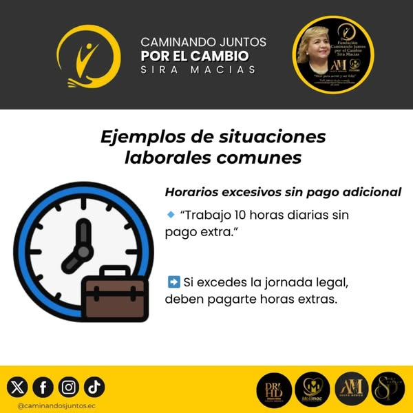 caminajuntos_ec's tweet photo. 👩⚖️🧑⚖️¿𝐓𝐞 𝐡𝐚 𝐩𝐚𝐬𝐚𝐝𝐨 𝐚𝐥𝐠𝐮𝐧𝐚 𝐝𝐞 𝐞𝐬𝐭𝐚𝐬 𝐬𝐢𝐭𝐮𝐚𝐜𝐢𝐨𝐧𝐞𝐬 𝐞𝐧 𝐭𝐮 𝐭𝐫𝐚𝐛𝐚𝐣𝐨?
Si te identificas con alguna.🤔
#SiraMacias
#CaminandoJuntosPorElCambio
#TrabajoDigno
#DerechosLaborales
#NoLoNormalices
#JusticiaLaboral https://t.co/b50mYkmjI4