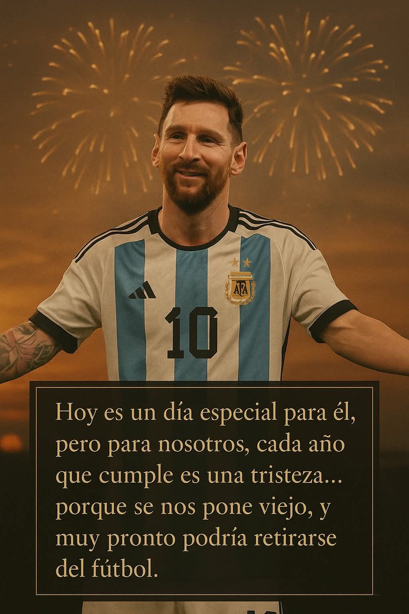 El tiempo pasa… y el fútbol algún día perderá a su rey.