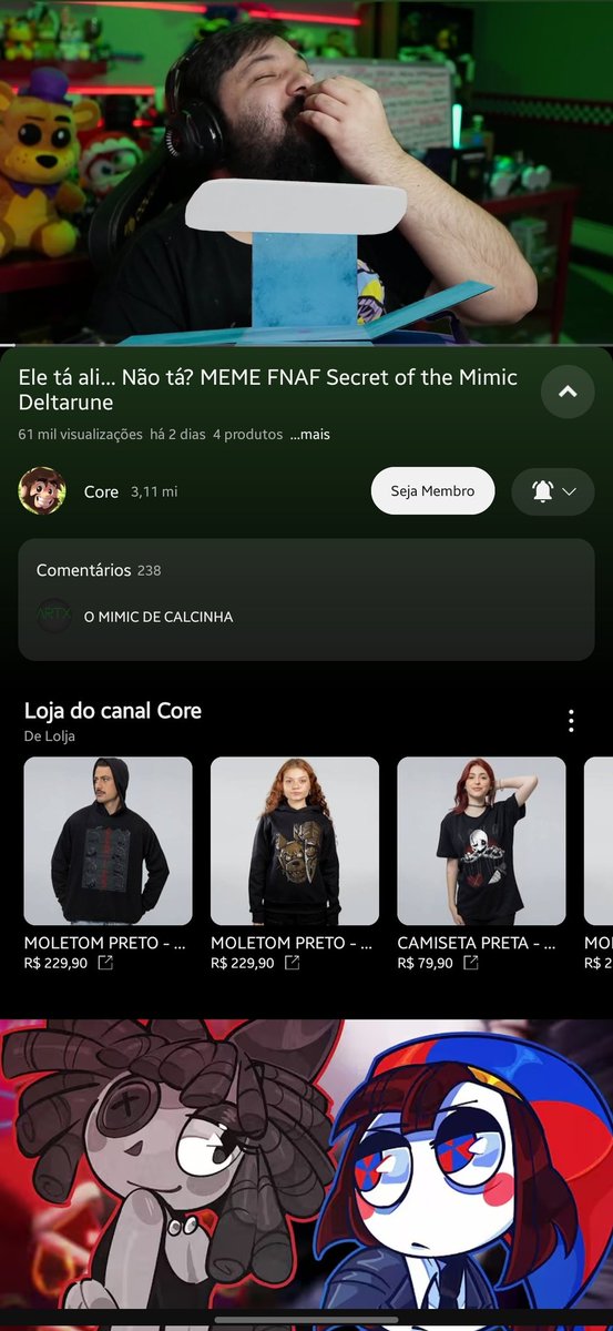 Vanny_Neo's tweet image. Só o meu youtube que tá sem as funções de compartilha e like? Medo de ter apertado em algo q não era pra eu ter feito 😰