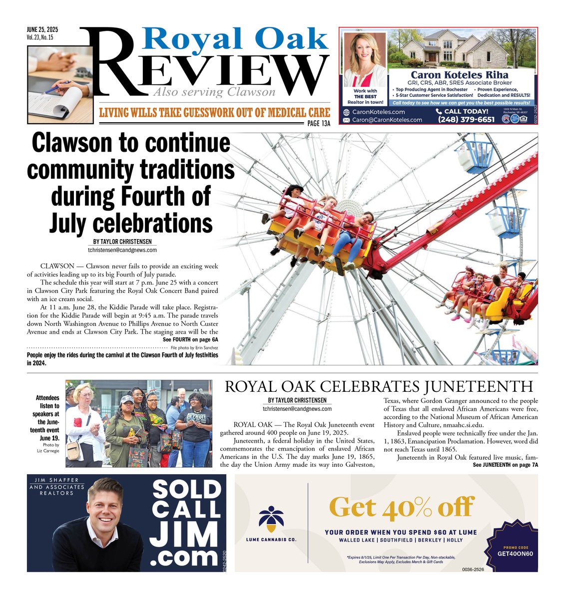 Arriving in your mailbox soon! 📬 Check it out online: candgnews.com/e-editions