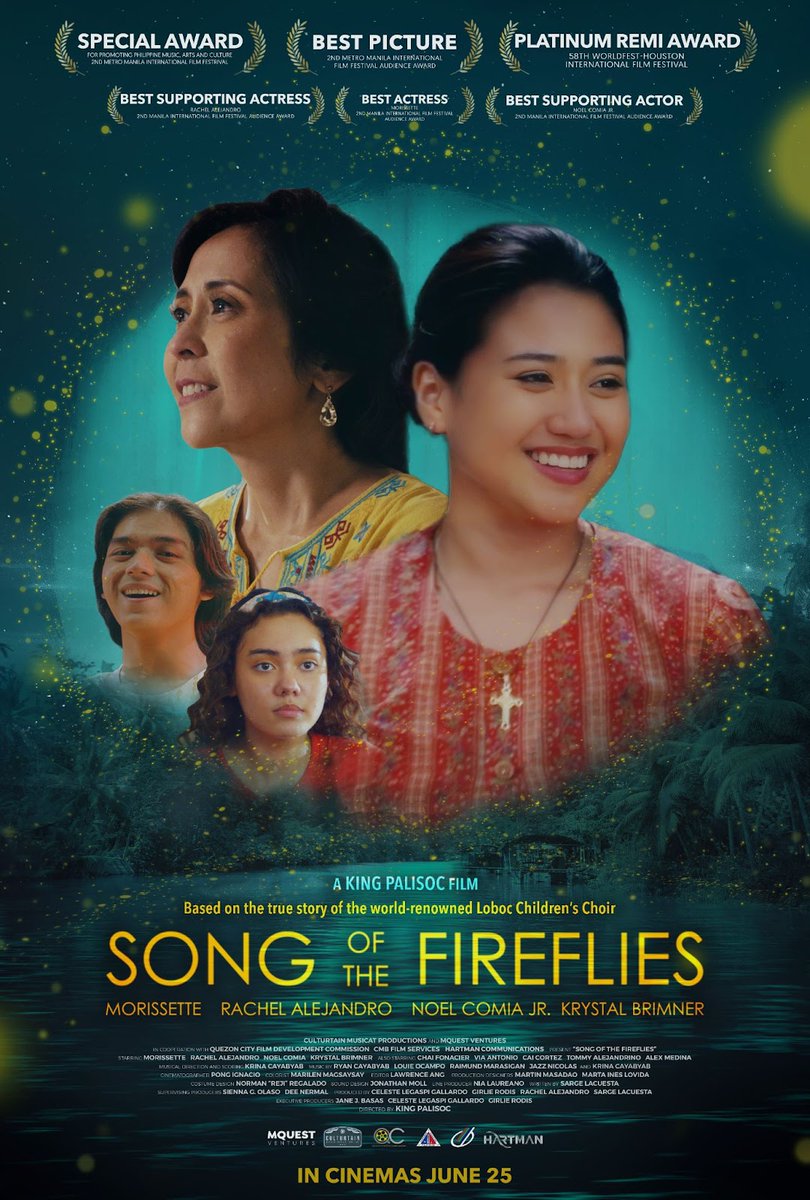 My Movie World: Movie Review: Song Of The Fireflies mymovieworld-coolman0304.blogspot.com/2025/06/movie-… #SongofTheFireflies Now Showing in Cinemas #Morissette #RachelAlejandro #NoelComiaJr #KrystalBrimner