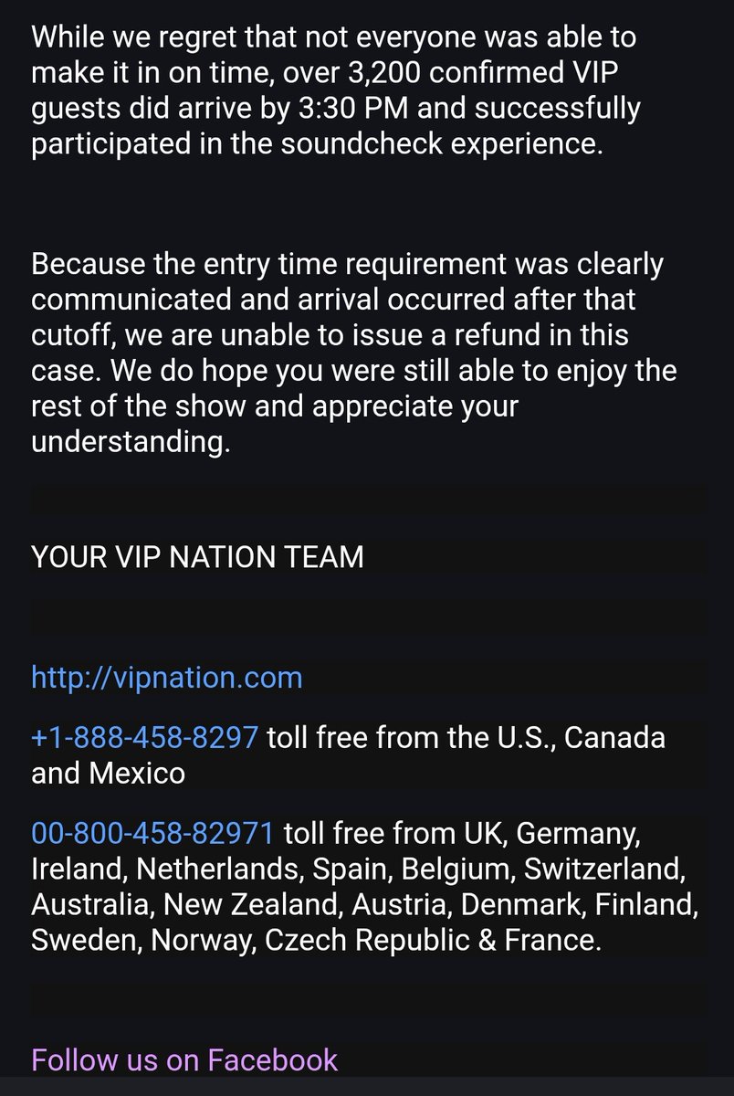 Evo750's tweet photo. And when confronted about their failures? This was their official response. Instead of taking accountability for the chaos and safety issues, they blamed the fans. This is the impunity that comes with being a monopoly. #StrayKids #SKZ (3/4) https://t.co/76yLhW62uX