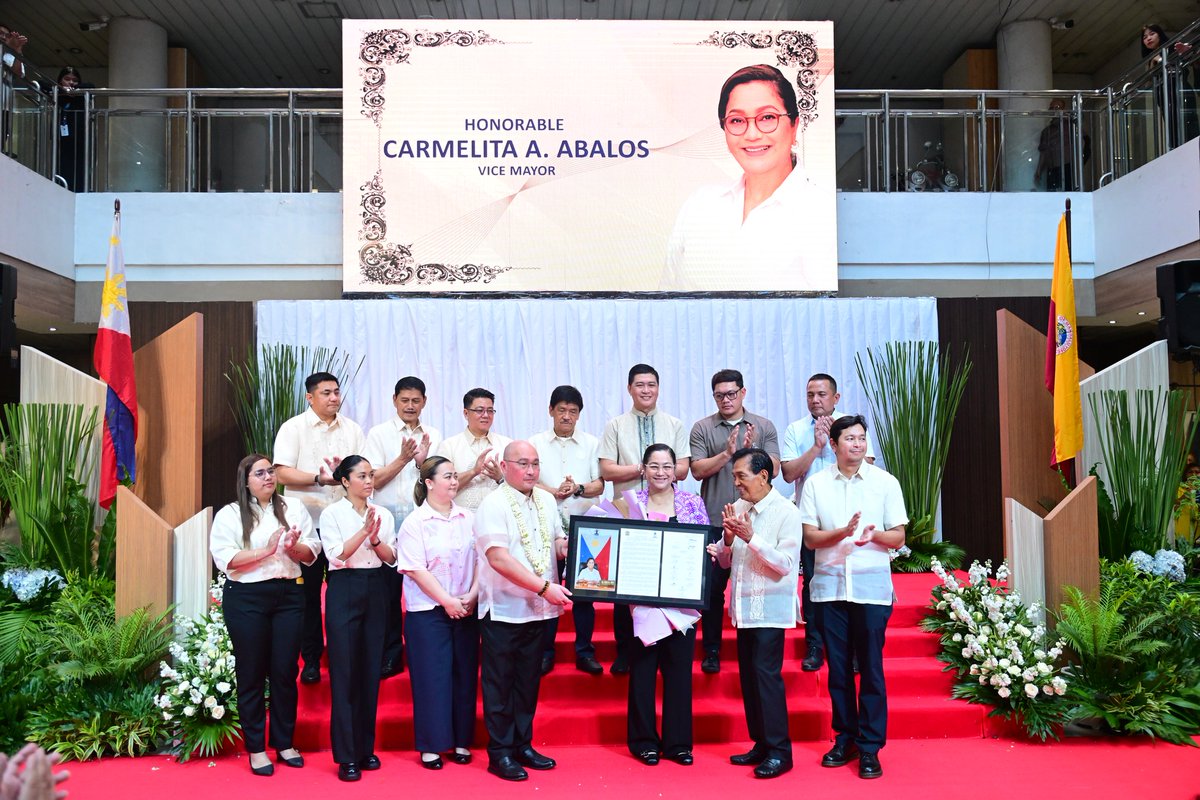PAGPUPUGAY NG MANDALUYONG KAY VICE MAYOR AT MAYOR-ELECT MENCHIE ABALOS