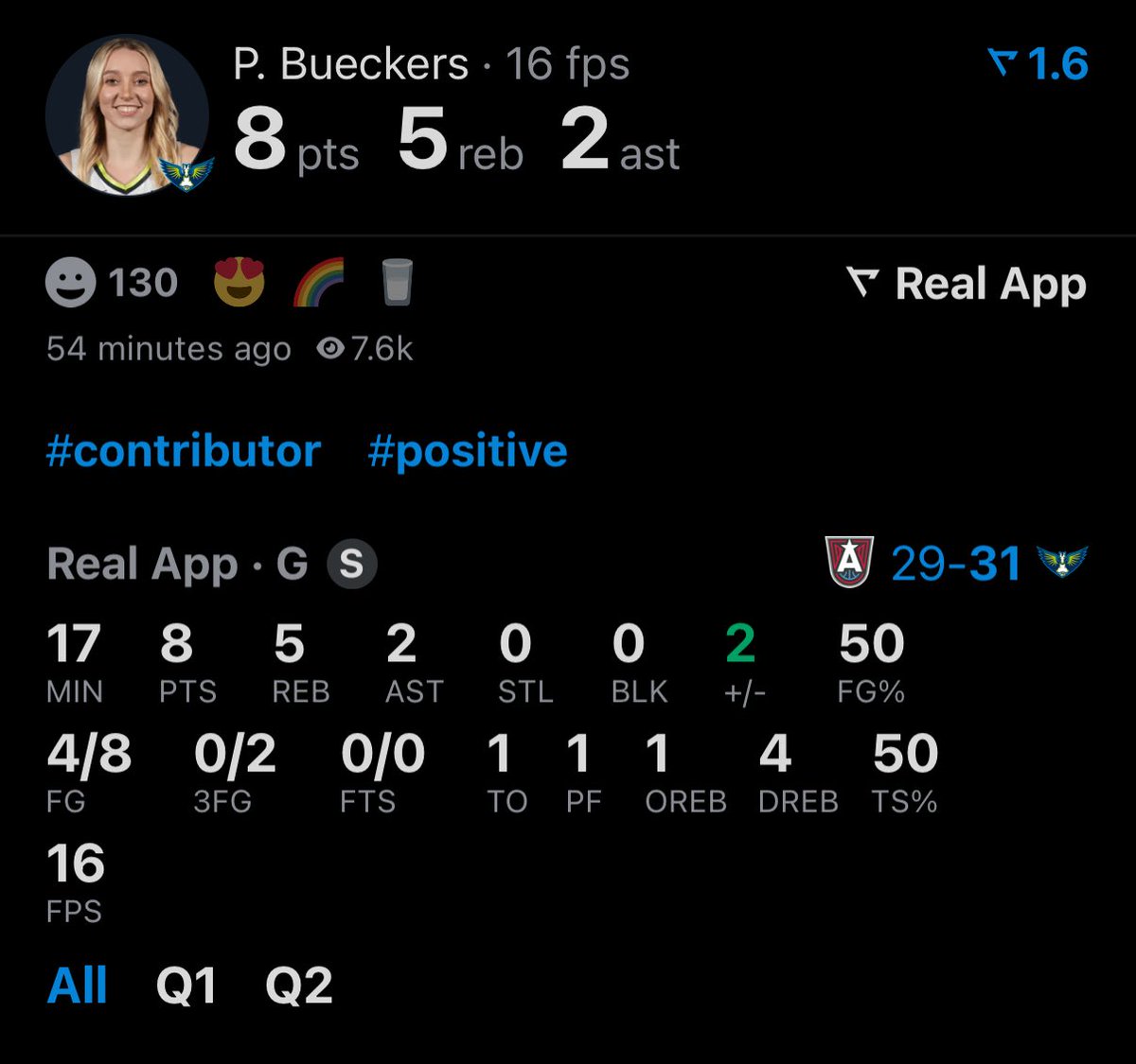 alwaysssaugtss's tweet image. Paige Bueckers gettin’ it done on both ends at the half 🔥👊

📍 17 MIN
📊 8 PTS | 🧃 5 REB | 🎯 2 AST
🟰 4/8 FG | ➕2 +/- | 💪 1 OREB | 🧱 4 DREB
🎯 50% FG

Steady, smooth, and making an impact early 💼
Watch her continue to lead the charge 👀💙

#PaigeBueckers #HalftimeHustle…