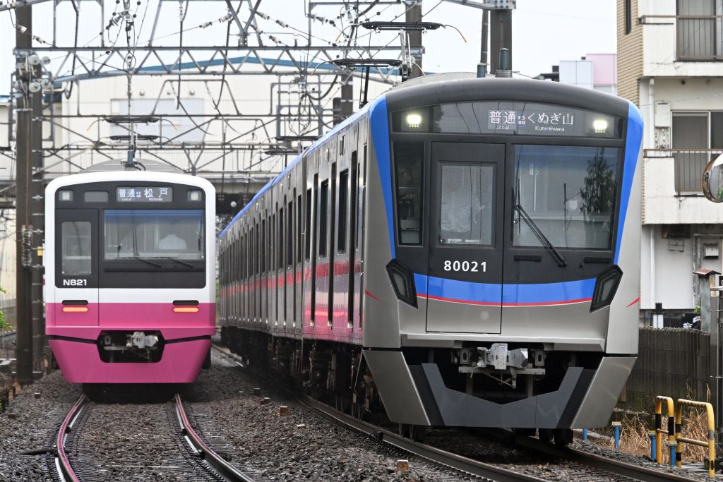 京成松戸線80000形80026編成(80026F)が京成カラーとなって運用復帰しま