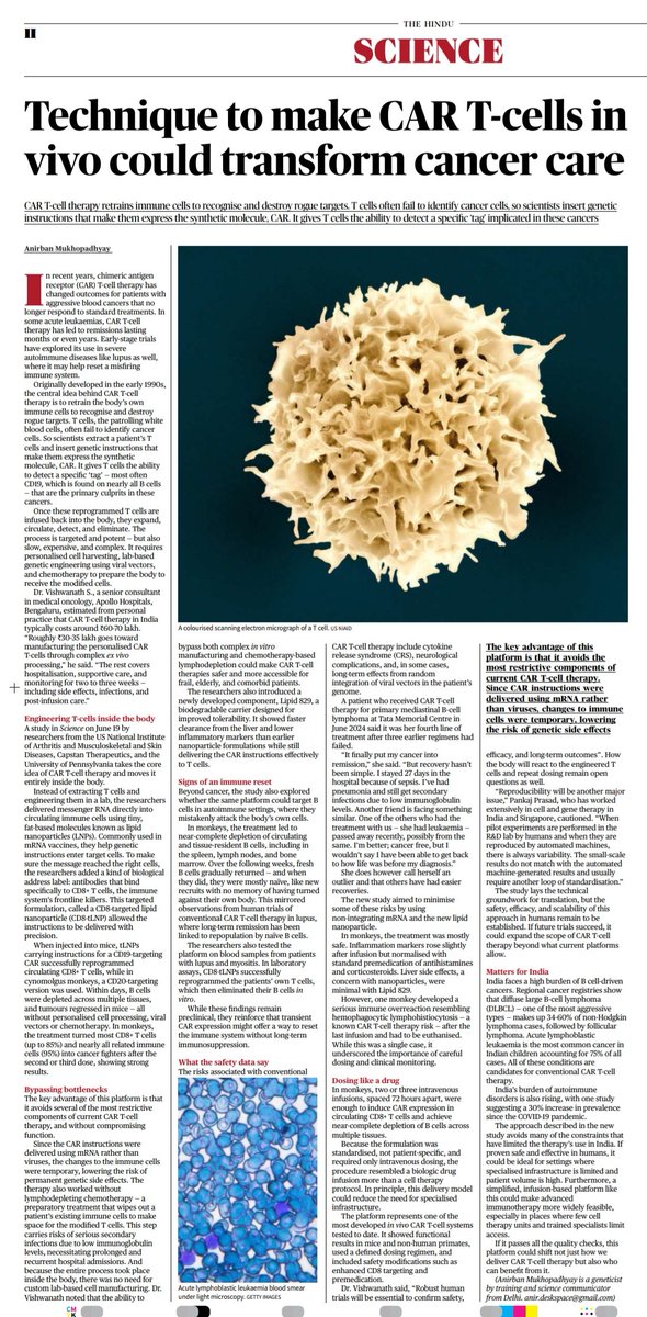DrRomeetSaha's tweet image. Listed Companies that are currently working on CAR-T cell therapy research -
#Lauruslabs #drreddy #natcopharma
