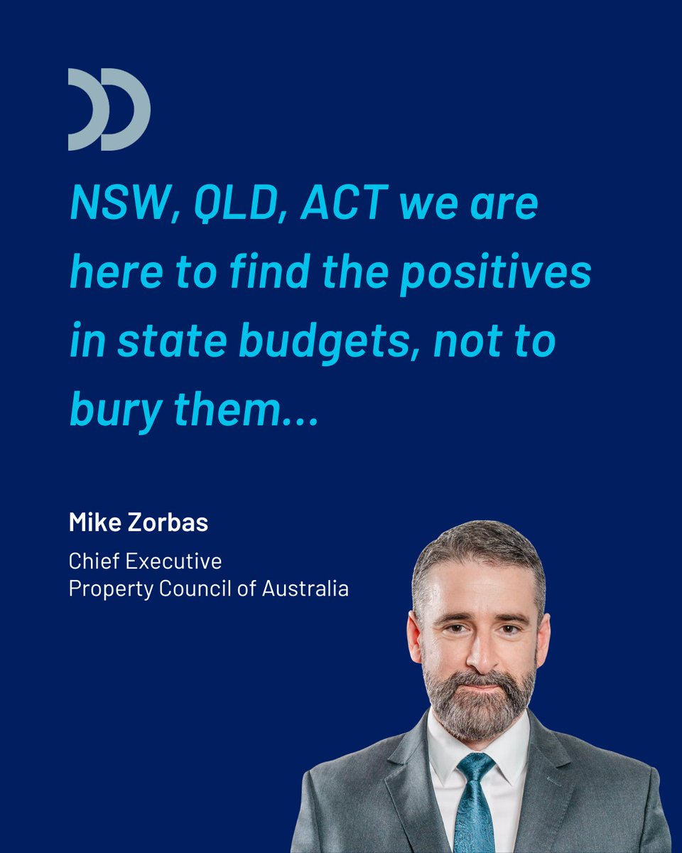 This week's Property Australia covers state budgets from NSW, ACT, QLD, and WA, highlighting growth and development initiatives, affordable housing funding, and planning reforms. Full insights inside propertycouncil.com.au/news-research/…

#propertyaustralia