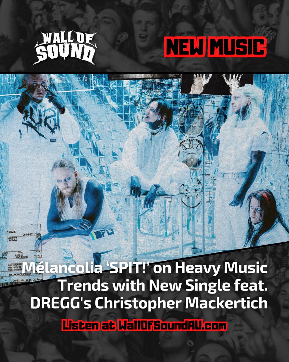 Ufff! <a href="/melancolia_exe/">Mélancolia</a> have demonstrated their ability to create eerie and heavier music that is unlike anything else and new track 'SPIT!' (feat. Chris Mackertich of <a href="/DREGGmusic/">DREGG</a>)  is evidence of this...

wallofsoundau.com/new-music/mela…