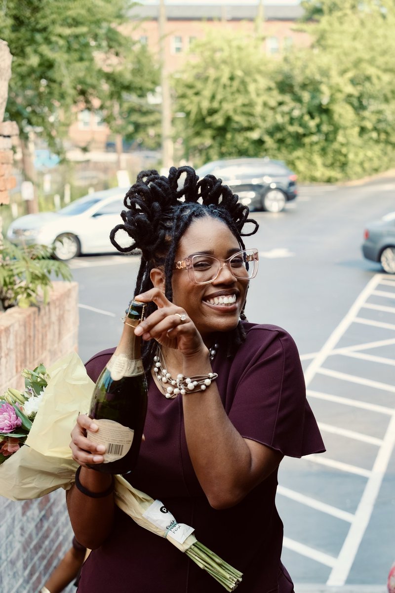 grailpact24's tweet photo. Introducing Dr. Alexandria Awai!!!! 

Doctor of Philosophy in Biomedical Sciences with a focus on Neuroscience and Computational Biology... 
Ask her what that means cause sometimes I still be confused 😂 https://t.co/DcViHqliRY