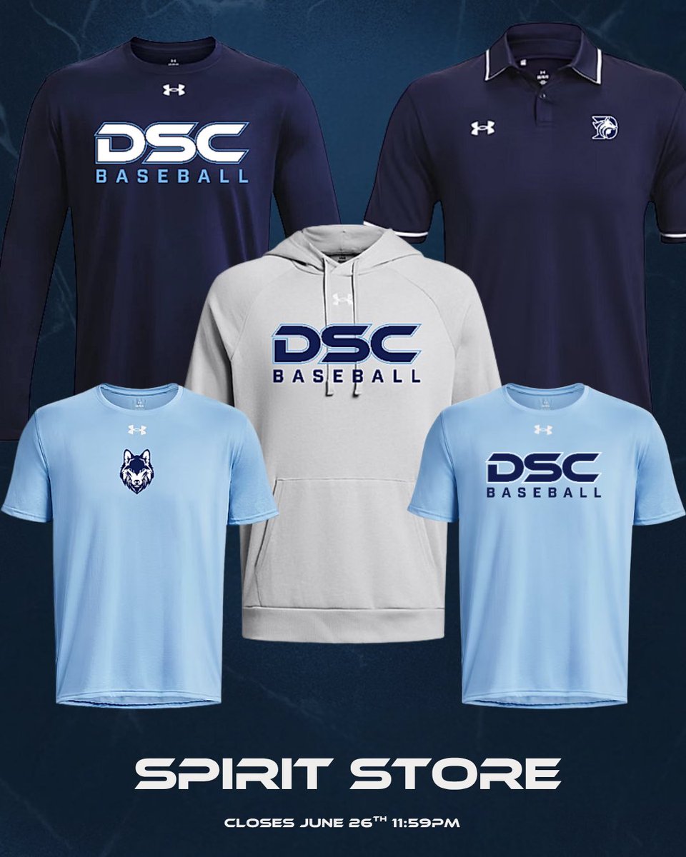Check out the Team Store! #DSCWolves 🐺 

Link ⬇️ ⬇️ 
dscjointhepack25.itemorder.com/shop/home/