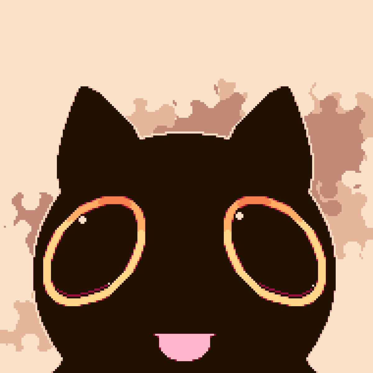 Day 299: ⚫⚪😸
#pixelart