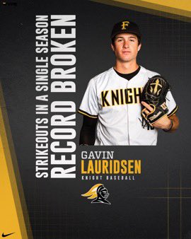 Foothill Baseball (@foothillbasebal) on Twitter photo Congratulations to Pitcher Gavin Lauridsen <a href="/GavinLauridsen/">Gavin Lauridsen</a> for breaking the Foothill single season record for strikeouts with 105. The previous record holder was MLB pitcher and <a href="/USC_Baseball/">USC Baseball</a> alum Brad Boxberger <a href="/Brad_Boxberger/">Brad Boxberger</a> who held the record at 96Ks since 2006 Congratulations to Pitcher Gavin Lauridsen <a href="/GavinLauridsen/">Gavin Lauridsen</a> for breaking the Foothill single season record for strikeouts with 105. The previous record holder was MLB pitcher and <a href="/USC_Baseball/">USC Baseball</a> alum Brad Boxberger <a href="/Brad_Boxberger/">Brad Boxberger</a> who held the record at 96Ks since 2006
