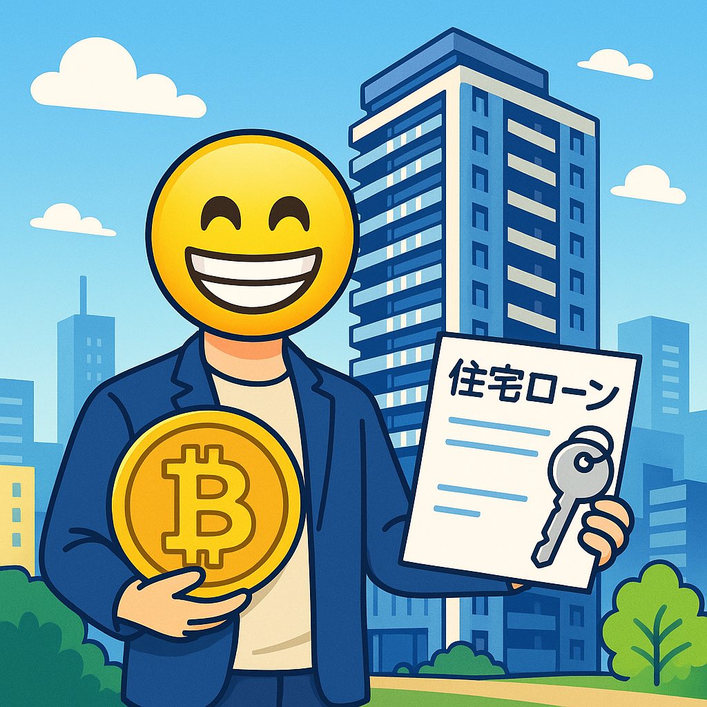 それでは、ビットコインを担保に住宅ローン引いてタワマンを購入させていただきます🙌

ありがとうございます😁