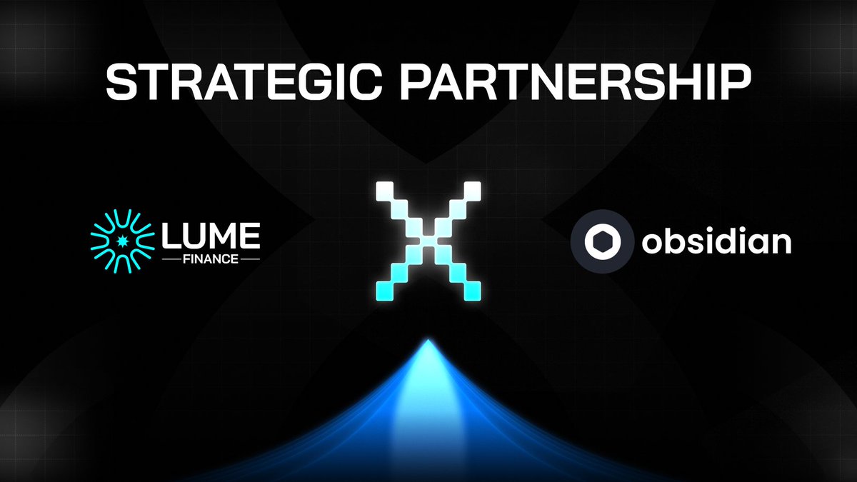 Lume Finance (@lumeoncro) on Twitter photo 🚨Strategic Partnership Announcement🚨
We’re excited to announce a strategic partnership between Lume Finance and <a href="/ObsidianSwap/">Obsidian Finance</a>!
🤝Together, we’re unlocking deeper liquidity, stronger community incentives, and next-level opportunities
Join Obsidian and start trading $NOVA 🚨Strategic Partnership Announcement🚨
We’re excited to announce a strategic partnership between Lume Finance and <a href="/ObsidianSwap/">Obsidian Finance</a>!
🤝Together, we’re unlocking deeper liquidity, stronger community incentives, and next-level opportunities
Join Obsidian and start trading $NOVA
