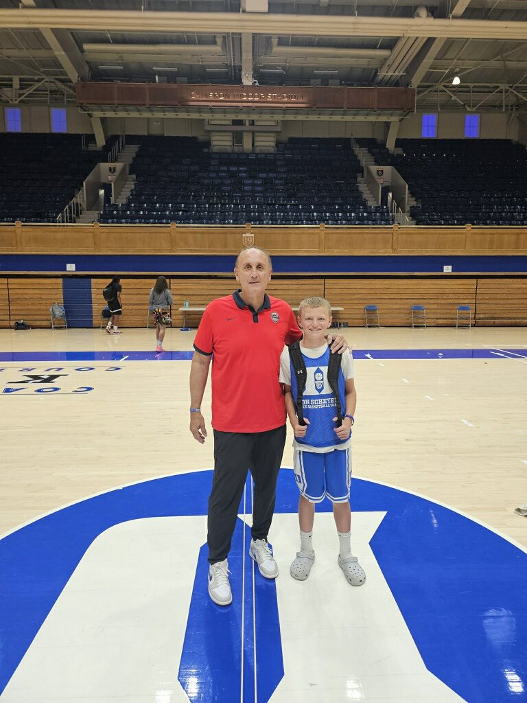 Joe Stasyszyn (@coachs717) on Twitter photo Look who I found at Duke 🏀 Camp today‼️
My man Sheldon Creek‼️ Sheldon’s future is very bright! Happy he had a Gr8 time at Duke 🏀 Camp! There is no place like Duke!! 🇺🇸🏀 <a href="/DukeMBB/">Duke Men’s Basketball</a> <a href="/Unleashed717/">Unleashed Potential</a> <a href="/coach_creek/">Jason Creek</a> Look who I found at Duke 🏀 Camp today‼️
My man Sheldon Creek‼️ Sheldon’s future is very bright! Happy he had a Gr8 time at Duke 🏀 Camp! There is no place like Duke!! 🇺🇸🏀 <a href="/DukeMBB/">Duke Men’s Basketball</a> <a href="/Unleashed717/">Unleashed Potential</a> <a href="/coach_creek/">Jason Creek</a>