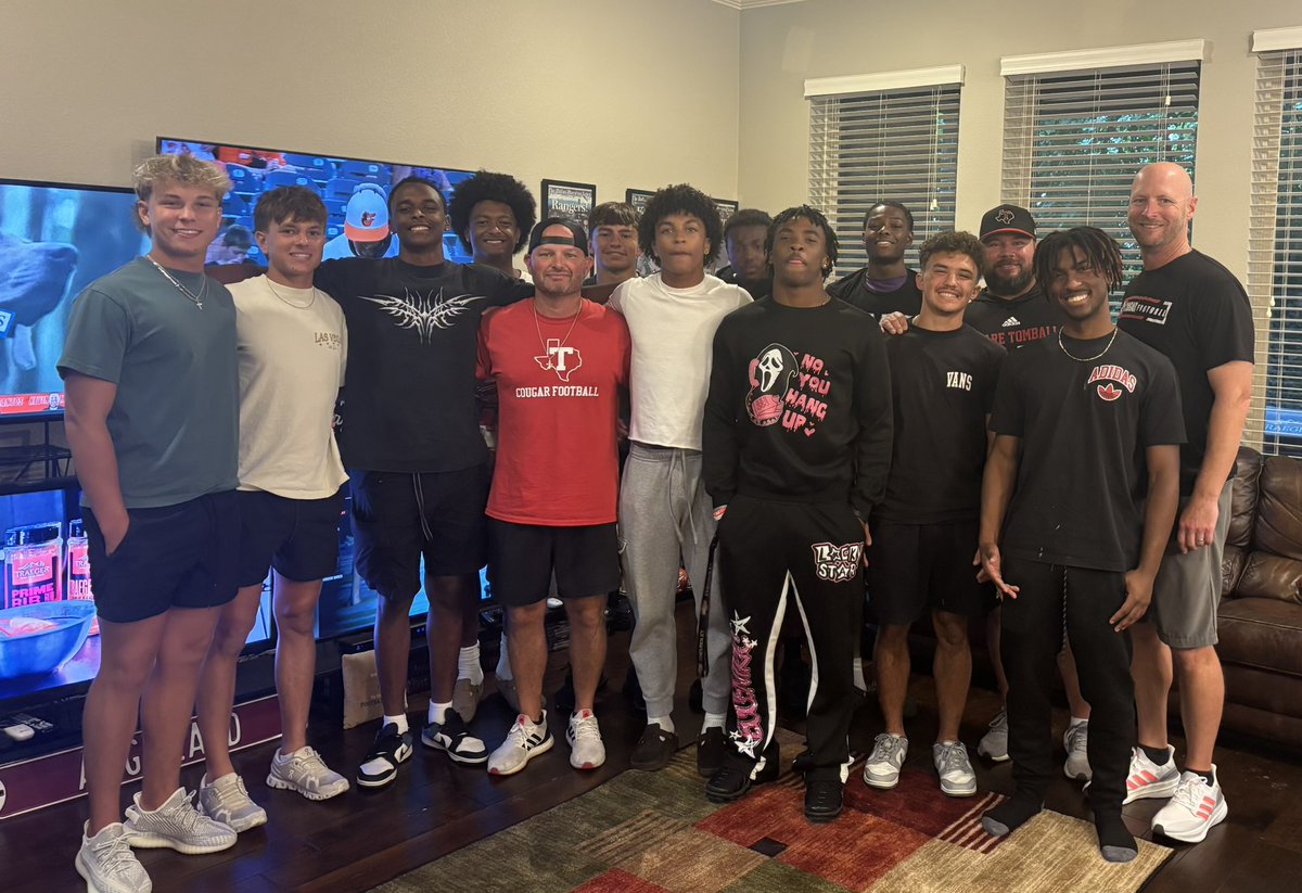 Dave Handal (@handal_dave) on Twitter photo Connecting with Coach Dinner #4 in the books with my Secondary Dudes✅. Amazing group of dudes that are thankfully better at Football than they are at PS4…😬#RelationshipsMatter #ItsWhatWeDo #TheTomballWay #FHFT <a href="/FootballTomball/">Tomball Cougar Football</a> <a href="/THS__athletics/">Tomball High School Athletics</a> <a href="/TISDTHS/">Tomball High School</a> <a href="/TomballISD/">Tomball ISD</a> Connecting with Coach Dinner #4 in the books with my Secondary Dudes✅. Amazing group of dudes that are thankfully better at Football than they are at PS4…😬#RelationshipsMatter #ItsWhatWeDo #TheTomballWay #FHFT <a href="/FootballTomball/">Tomball Cougar Football</a> <a href="/THS__athletics/">Tomball High School Athletics</a> <a href="/TISDTHS/">Tomball High School</a> <a href="/TomballISD/">Tomball ISD</a>