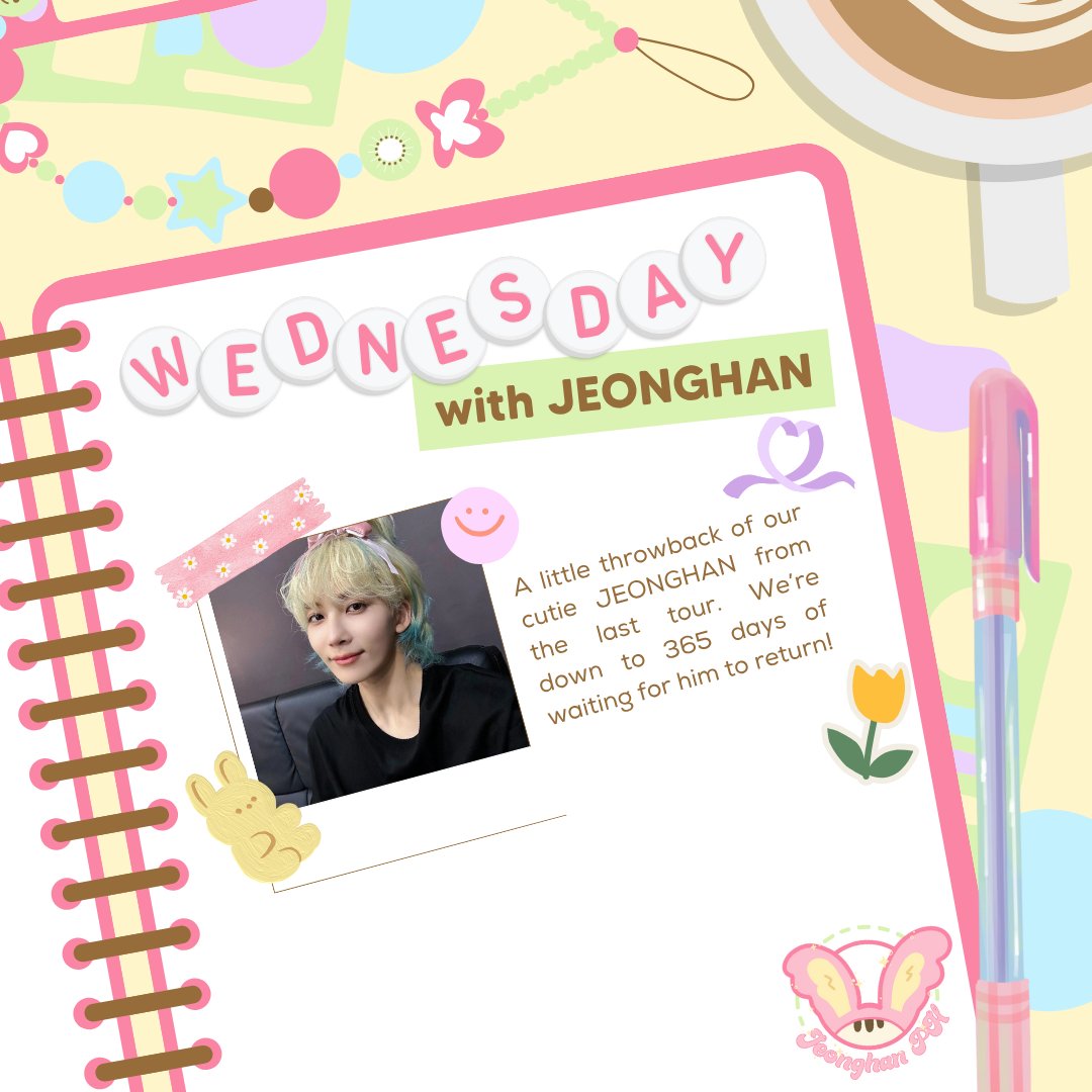 We feel like today's unofficially a #JEONGHAN day, because how good can it get that our D-365 countdown falls under a WEDNESDAY, his favorite day?!

It's been a while since our Hannie served in the military, but he never failed to make us feel he's still with Carats by those