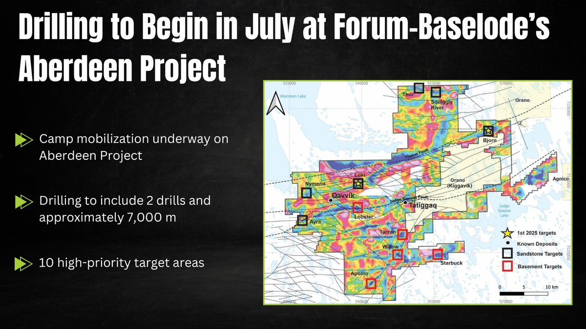 Baselode Energy - $FIND #Uranium (@baselodee) on Twitter photo Drilling to Begin in July at <a href="/ForumEnergyMC/">Forum Energy Metals Corp</a> - Baselode's Aberdeen Project.
Full release 👉 bit.ly/3ZNqN7t Drilling to Begin in July at <a href="/ForumEnergyMC/">Forum Energy Metals Corp</a> - Baselode's Aberdeen Project.
Full release 👉 bit.ly/3ZNqN7t
