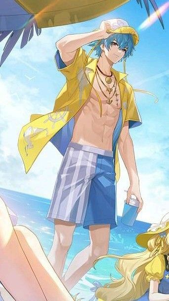 “Whew! Talk about a scorcher out here.... Guess that's a good way to enjoy the summer in a breeze of wind and water on the beach!”