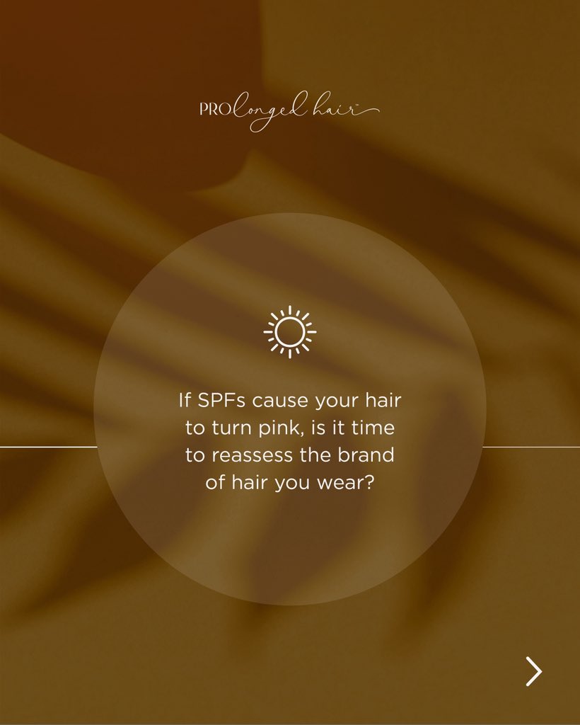ProlongedHair's tweet photo. ☀️ Spraying sunscreen on your natural hair doesn’t turn it pink or green—does it?
That’s because it’s not the sunscreen.
It’s the hair.

Low-quality extensions react to UV and SPF because they’re coated in textile dyes, silicones, and unknown chemicals.

At Prolonged Hair, we use:
✨ Zero textile dyes
✨ No synthetic coatings
✨ No chemical fillers

Just pure, ethically sourced, third-party verified human hair—so it behaves like your own.

No discoloration. No reactions. No compromises.

This is hair with nothing to hide.

#ProlongedHair #HairWithNothingToHide #VerifiedVirginHair #SPFProof #LuxuryHairExtensions #NoMorePinkHair

Read more about it on our blog -- https://t.co/FjLIkqHWvD