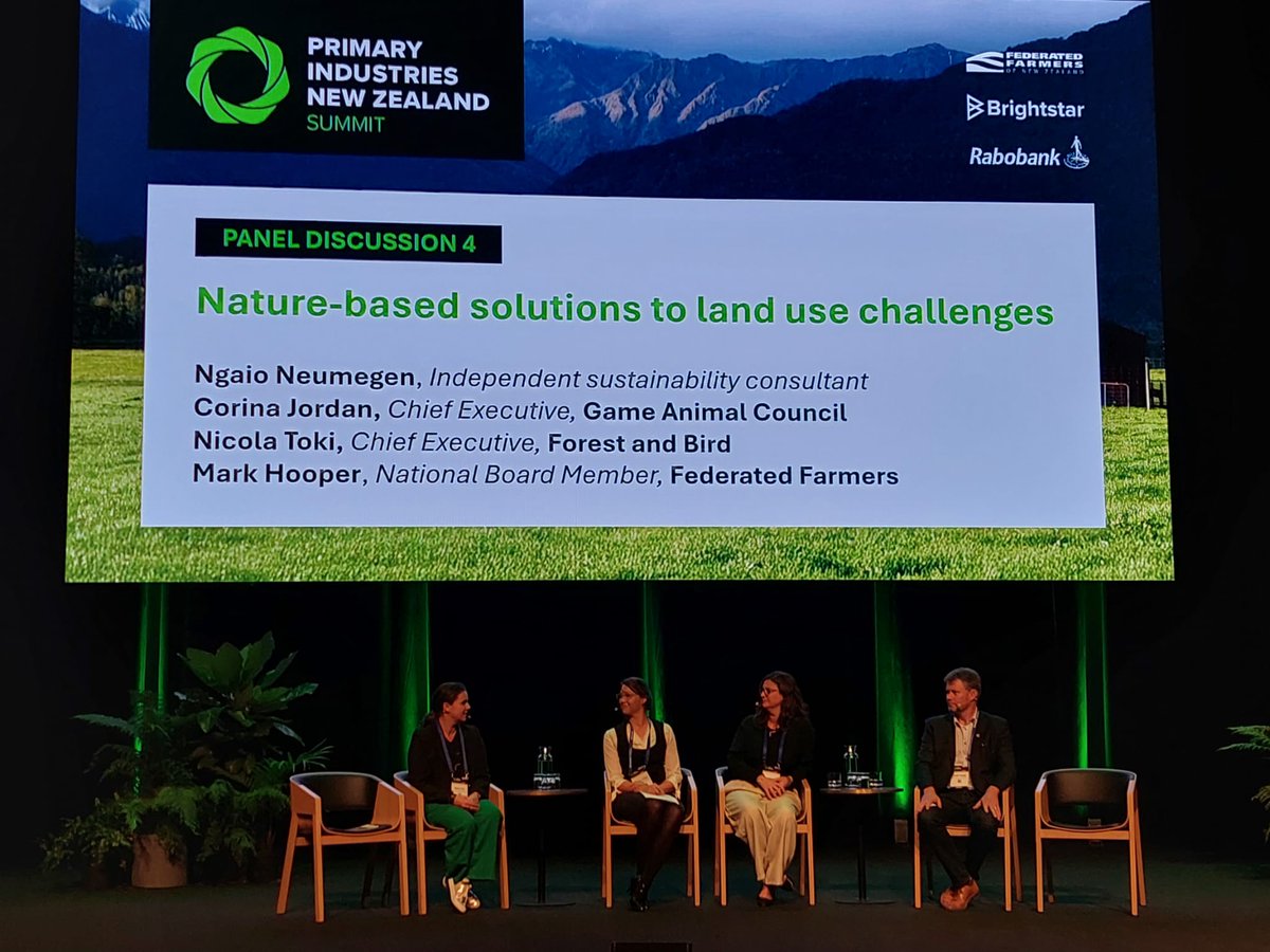 LMeredithEU's tweet image. Fantastic day 2 at the Primary Industries NZ Summit! ๐ฑ
NZ horticulture is thrivingโ$1bn+ in exports to Europe via #EUNZFTA.
Investing in nature = investing in NZโs future.
The EU stands with NZ: championing sustainability, innovation & growth.
#StrongerTogether ๐