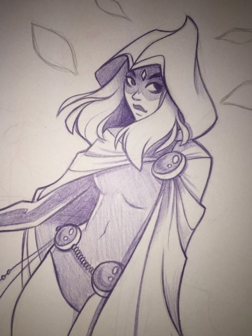 BrittaJJ26's tweet image. I loved the Teen Titans from the mid 2000s so much - Raven was so cool #sketchbook #teentitans #fanart