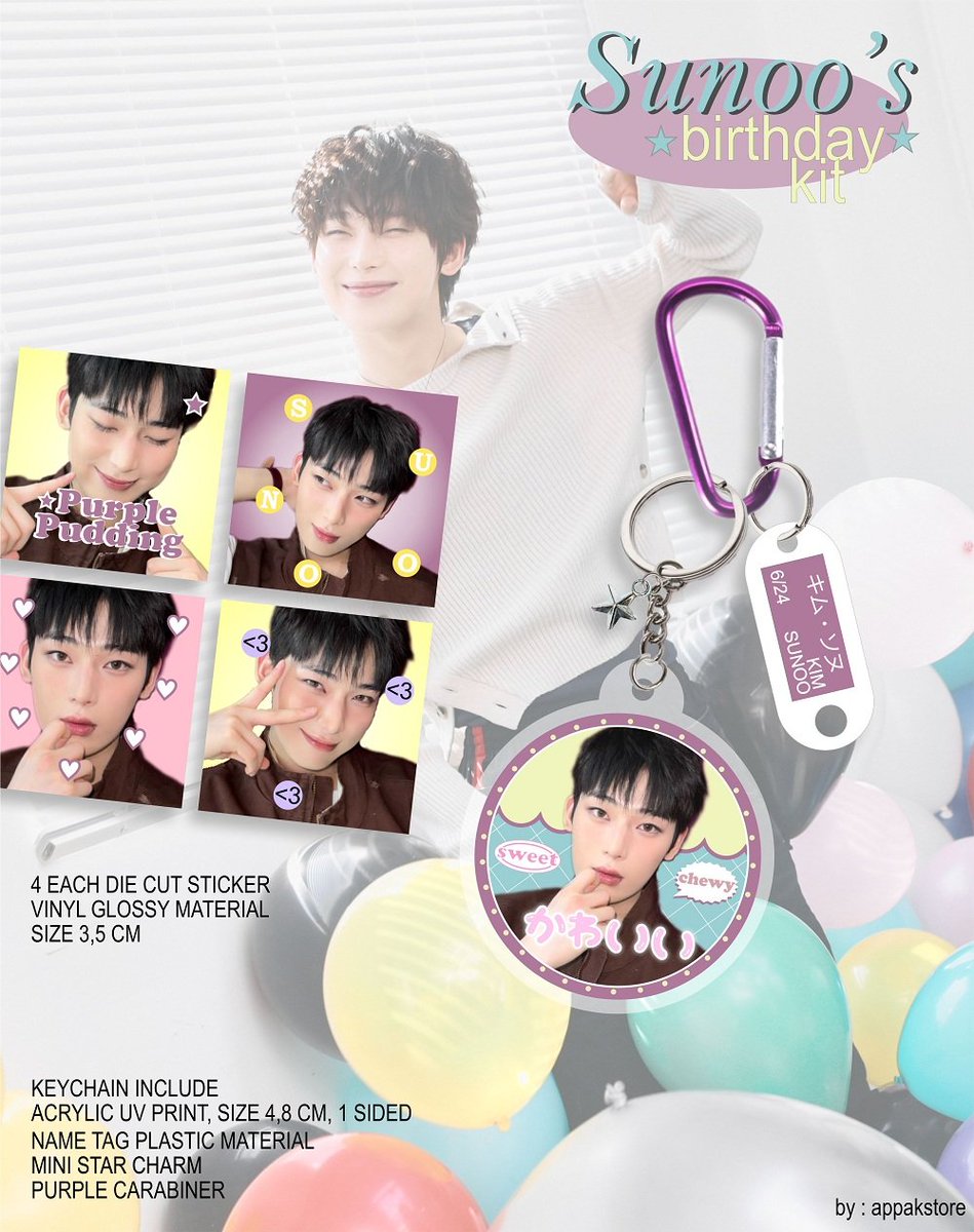 ceo_nunna's tweet photo. .☘︎ ݁˖Sunoo Special Birthday Freebies.☘︎ ݁˖
Keychain&amp;sticker set

How to claim :
- rt &amp; like this post
- engene ot7 / sayang Sunoo
- ketik username x di note saat Co ya..🙏🏻
- https://t.co/E1vXGh546A
- no refund
- bisa langsung co selama stok masih ada https://t.co/C77ePOHir9