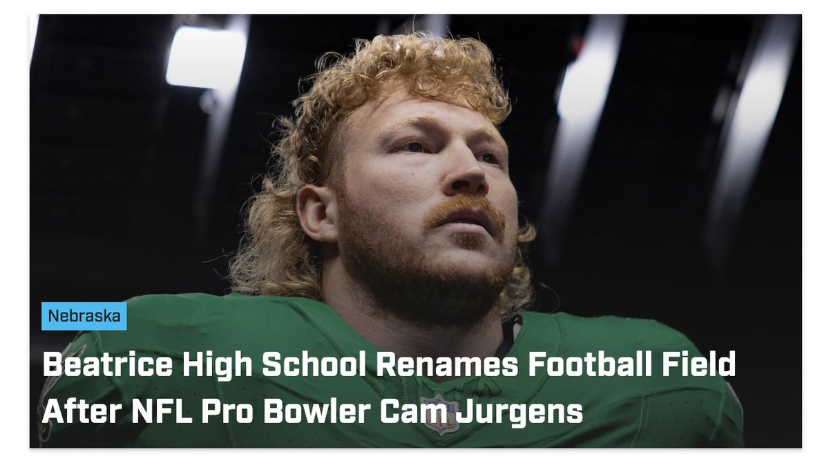 w_maxey's tweet image. When the @OrangeGridiron hit the new turf at @BeatriceHigh in the fall, they&apos;ll officially be going to work at @CameronJurgens Field in hopes of one day reaching the @NFL like the @Eagles Super Bowl champ and BHS alum.  

📸@HighSchoolOnSI

si.com/high-school/ne…