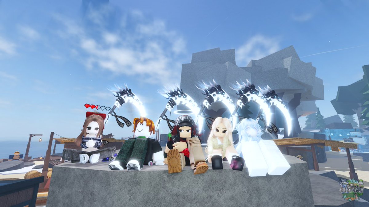 base_roblox's tweet photo. mari absen yang main fisch udah pada ambil rod onigiri ini belum roblox? 😝🫰 https://t.co/OmTCbZQj1I
